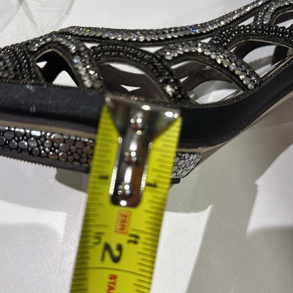 Roviky Black & Silver Rhinestone Sexy Night Out Heels - Picture 14 of 14